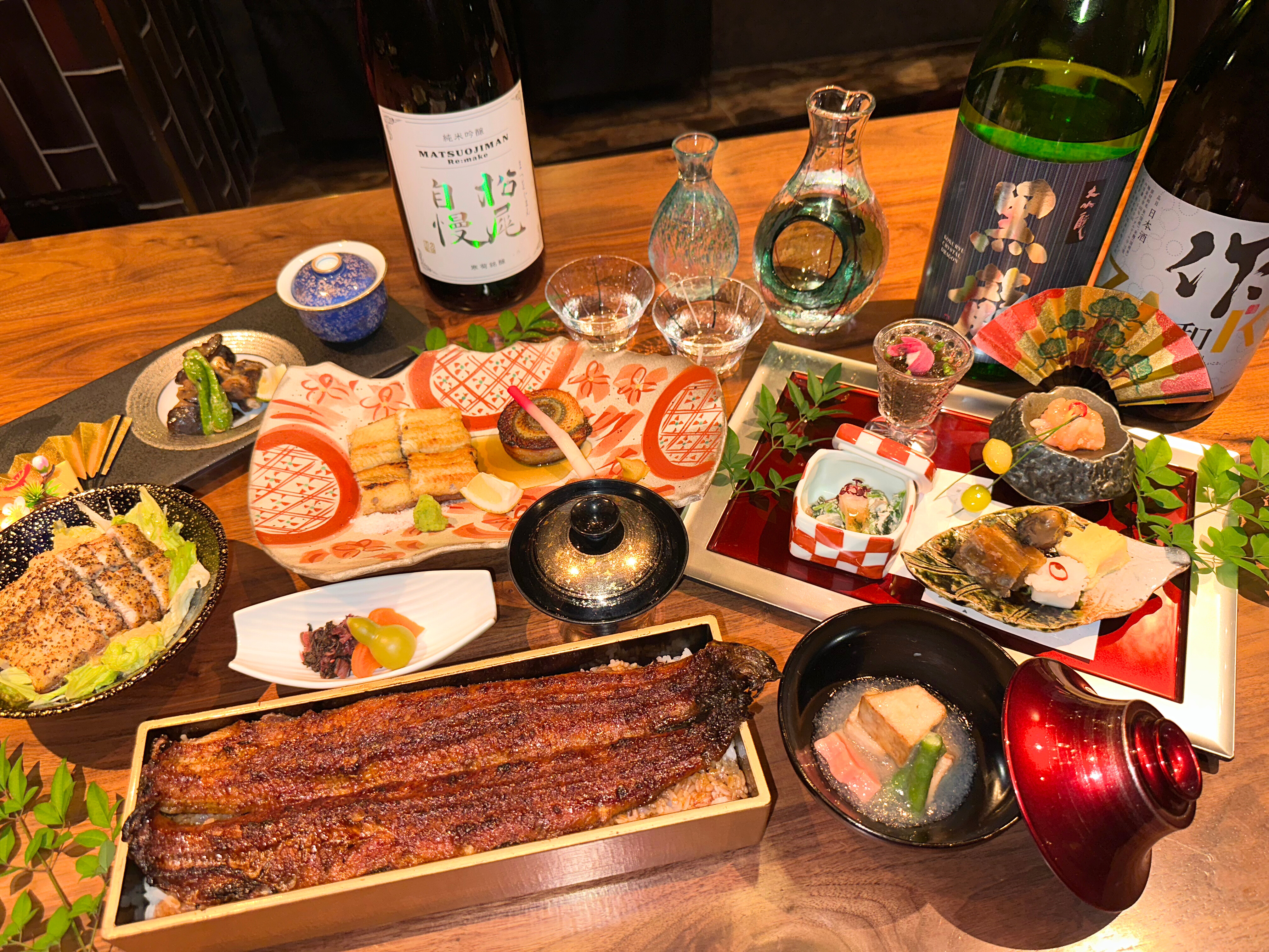 うなぎ会席「和牛」コース全7品 - 厳選和牛と三河一色産鰻の会席料理